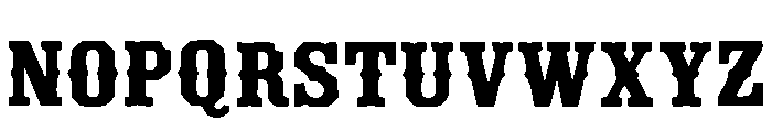 The Western Regular Font UPPERCASE