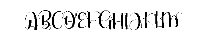The Wistle Font UPPERCASE
