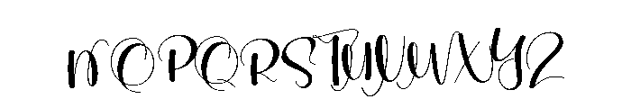 The Wistle Font UPPERCASE