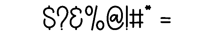The Write Font OTHER CHARS