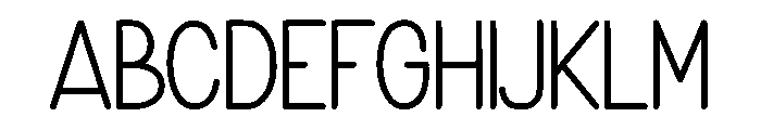 The Write Font UPPERCASE