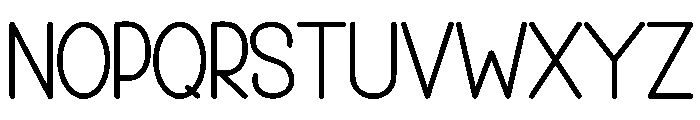 The Write Font UPPERCASE