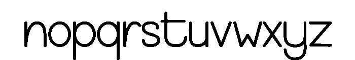 The Write Font LOWERCASE