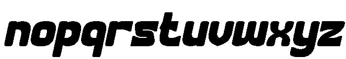 The Writer Bold Italic Font LOWERCASE