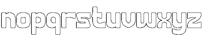 The Writer-Hollow Font LOWERCASE