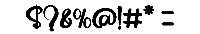 The Yuang  Regular Font OTHER CHARS