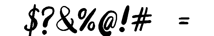 The letter Font OTHER CHARS