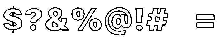 The nation Font OTHER CHARS