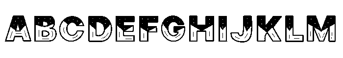 The nation Font UPPERCASE