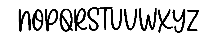 TheAlphabetYoubie-Regular Font UPPERCASE