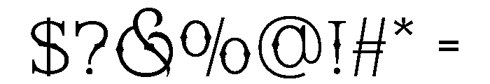 TheAltarSight-Regular Font OTHER CHARS