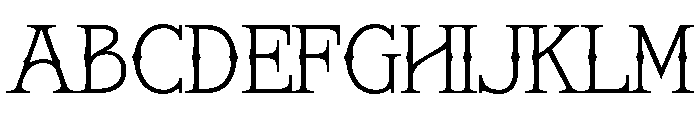 TheAltarSight-Regular Font UPPERCASE