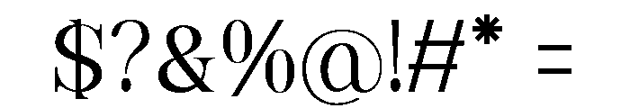 TheAveloria-Regular Font OTHER CHARS