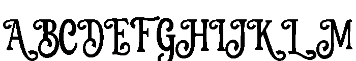 TheBalerus Font UPPERCASE