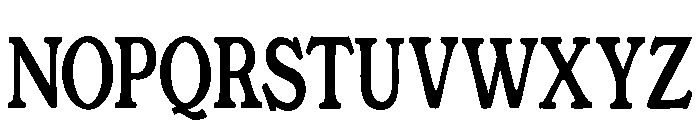 TheBalerus Font LOWERCASE