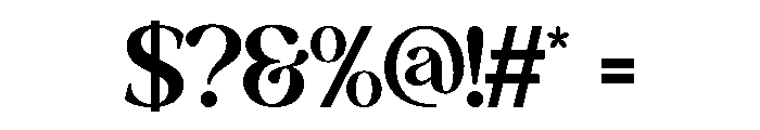 TheCherine-Regular Font OTHER CHARS