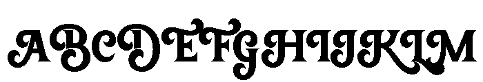 TheHodam-Regular Font UPPERCASE