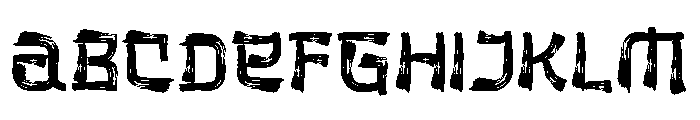 TheLastShuriken-Rough FONT