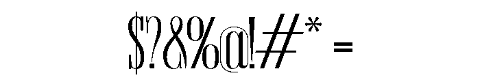 TheLuneLasthing-Regular Font OTHER CHARS
