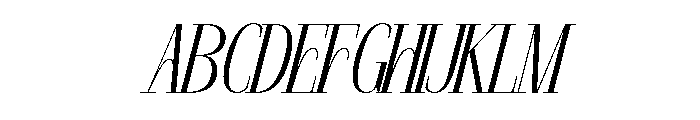 TheLuneLasthingItalic-Regular Font UPPERCASE