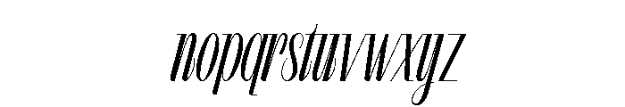 TheLuneLasthingItalic-Regular Font LOWERCASE
