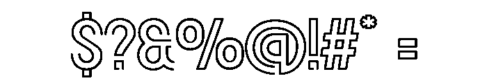 TheMarilandQuiteStencil-Reg Font OTHER CHARS