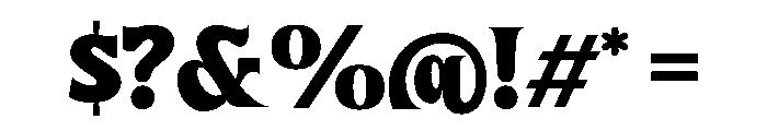 TheMartanClubs-Regular Font OTHER CHARS