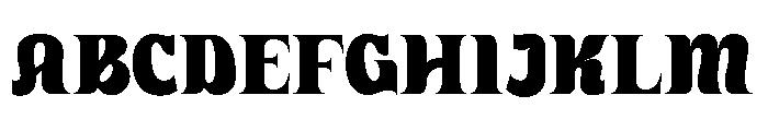 TheMartanClubs-Regular Font UPPERCASE