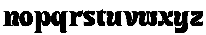TheMartanClubs-Regular Font LOWERCASE