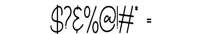 ThePalmia-Regular Font OTHER CHARS