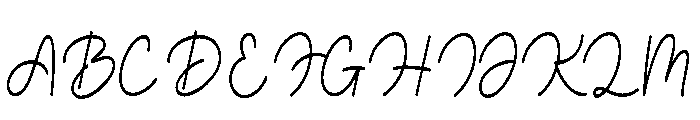 ThePalmia-Regular Font UPPERCASE