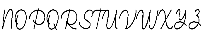ThePalmia-Regular Font UPPERCASE