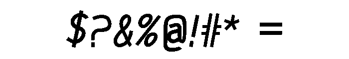 TheRegularType-Bold Font OTHER CHARS