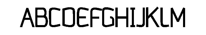 TheRegularType-Bold Font UPPERCASE