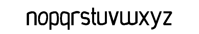 TheRegularType-Bold Font LOWERCASE