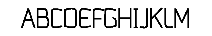TheRegularType Font UPPERCASE