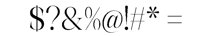 TheRokvella-Regular Font OTHER CHARS