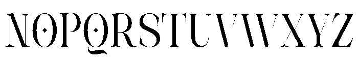 TheRokvella-Regular Font UPPERCASE