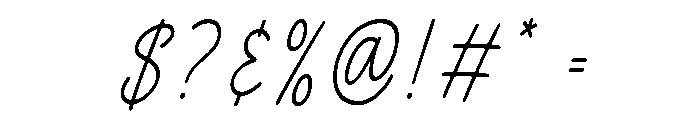 TheRoughtery-Regular Font OTHER CHARS