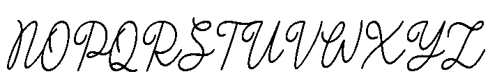 TheRoughtery-Regular Font UPPERCASE