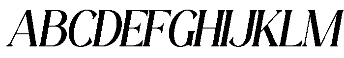 TheSanchezMonthly-Regular Font UPPERCASE