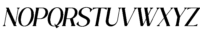 TheSanchezMonthly-Regular Font UPPERCASE