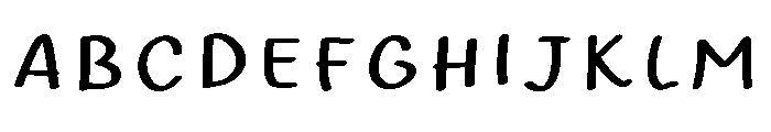 TheSundayCottageSans-Regular Font UPPERCASE