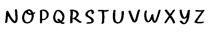 TheSundayCottageSans-Regular Font UPPERCASE