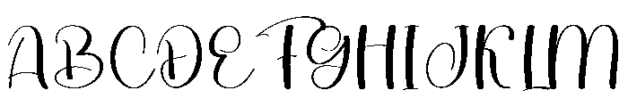 TheTogether Font UPPERCASE