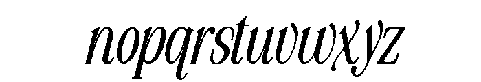 TheVelmira-Italic Font LOWERCASE