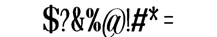 TheVelmira-Regular Font OTHER CHARS