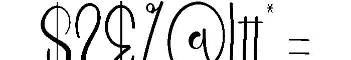 Thefate Font OTHER CHARS