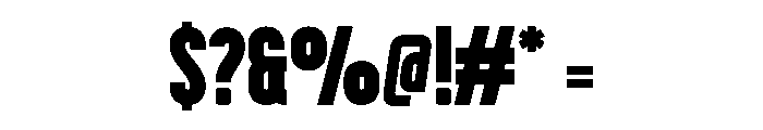 Thegeck Regular Font OTHER CHARS