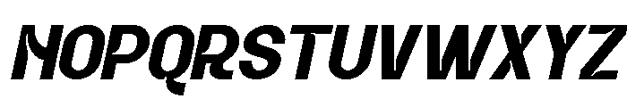 Thegora Italic Font UPPERCASE